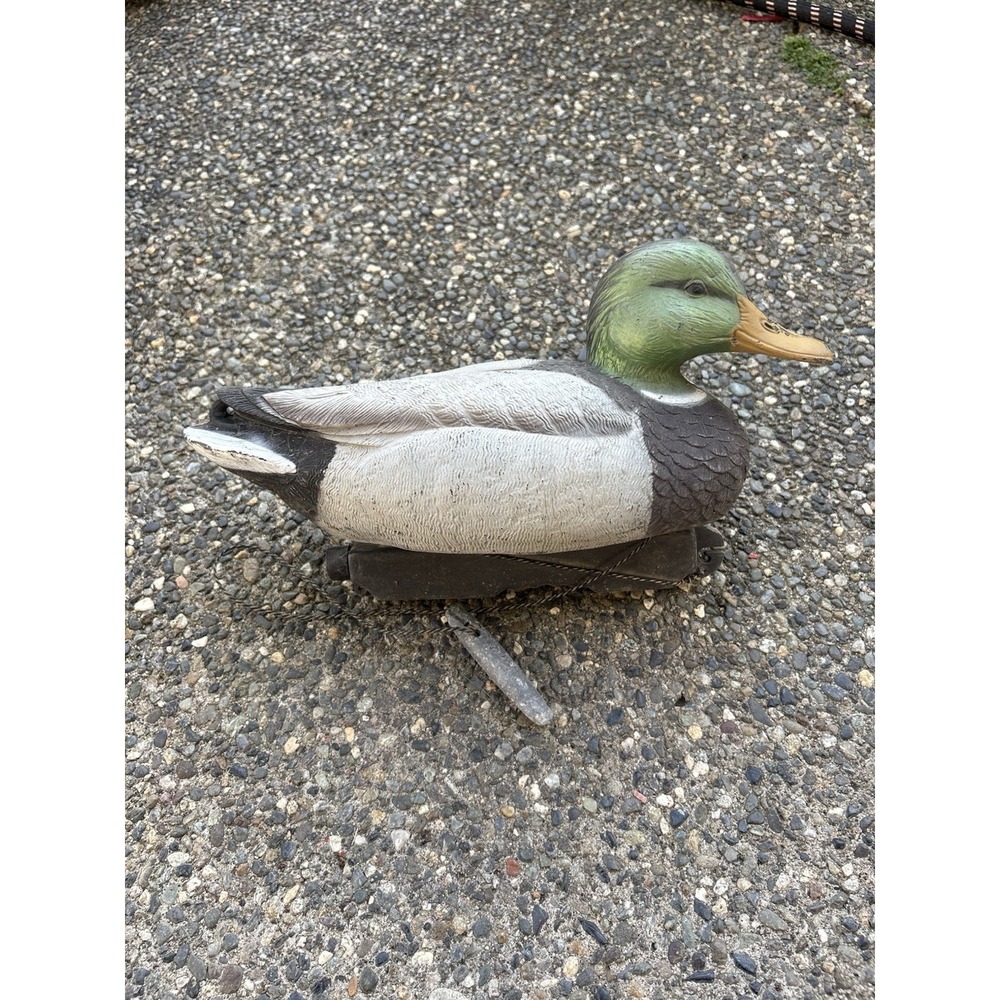 Vintage Final Approach Bird ID Mallard Drake Duck  Single Decoy